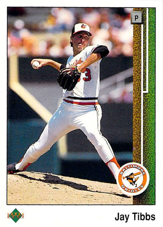 1989 Upper Deck #655 Jay Tibbs VG Baltimore Orioles 
