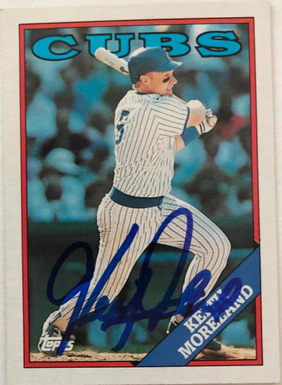 Keith Moreland Autographed 1988 Topps #416