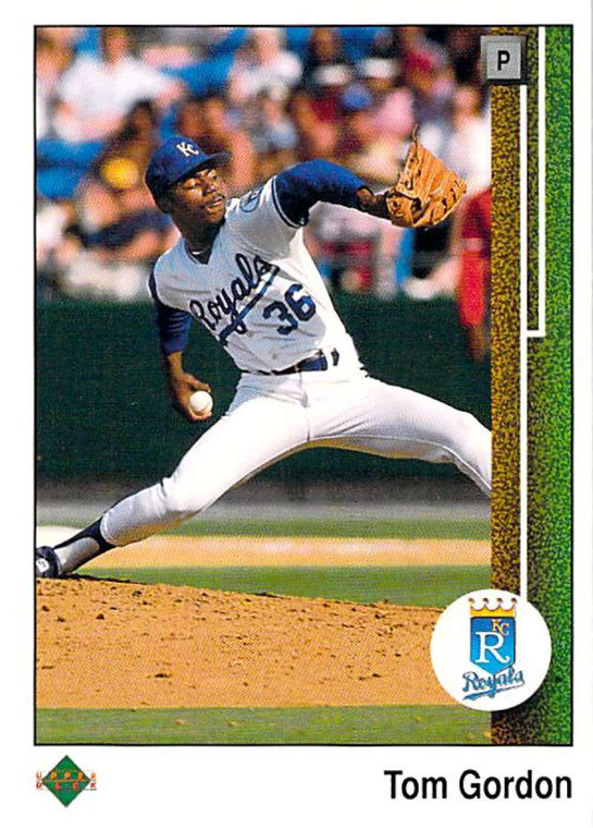 1989 Upper Deck #736 Tom Gordon VG RC Rookie Kansas City Royals 