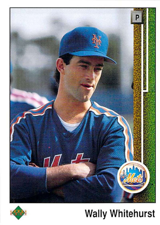 1989 Upper Deck #737 Wally Whitehurst VG RC Rookie New York Mets 