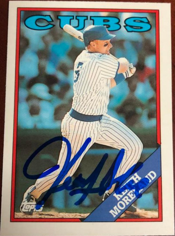 Keith Moreland Autographed 1988 Topps Tiffany #416
