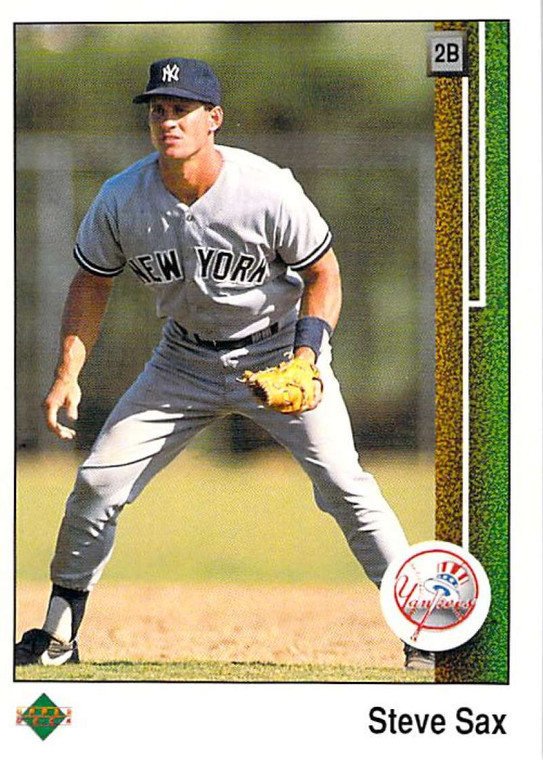 1989 Upper Deck #748 Steve Sax VG New York Yankees 