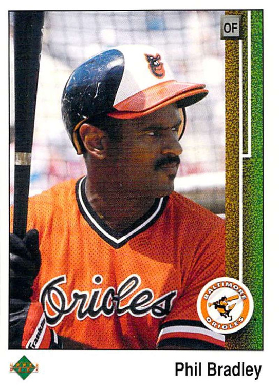1989 Upper Deck #749 Phil Bradley VG Baltimore Orioles 
