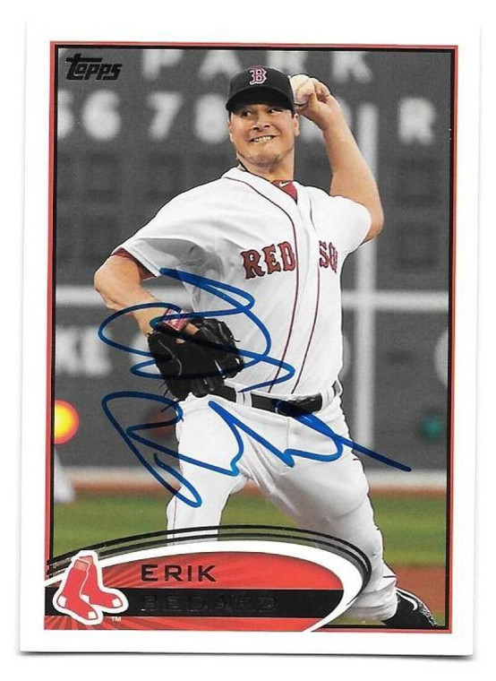 Erik Bedard Autographed 2012 Topps #318