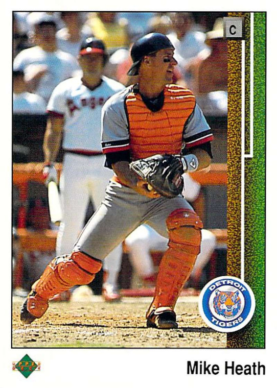 1989 Upper Deck #654 Mike Heath VG Detroit Tigers 