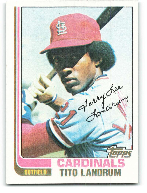 1982 Topps #658 Tito Landrum VG St. Louis Cardinals 