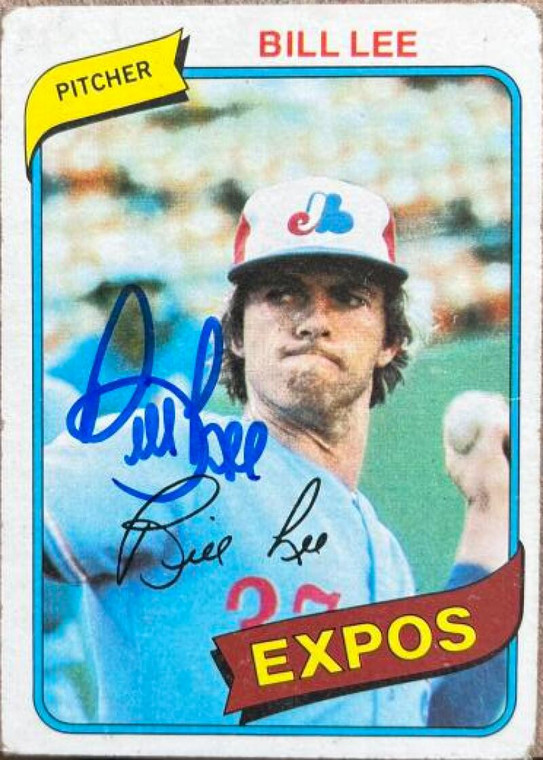 Bill Lee Autographed 1980 Topps #97