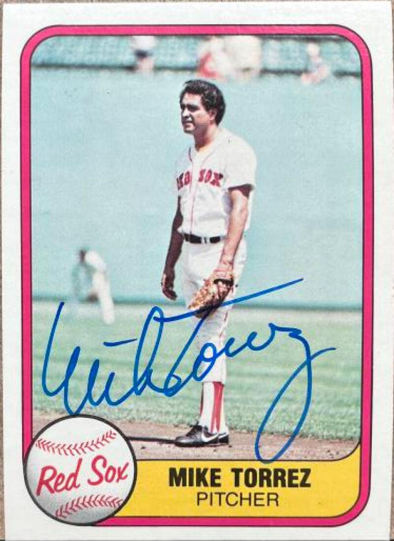 Mike Torrez Autographed 1981 Fleer #233