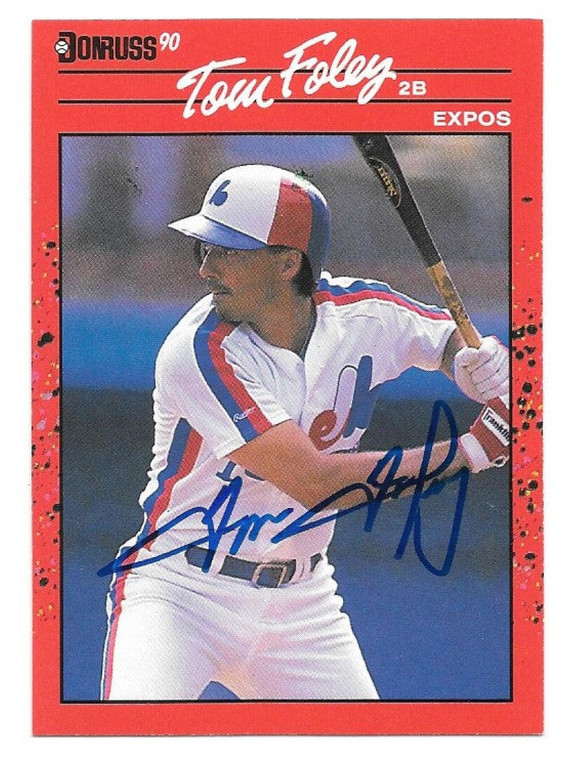Tom Foley Autographed 1990 Donruss #274