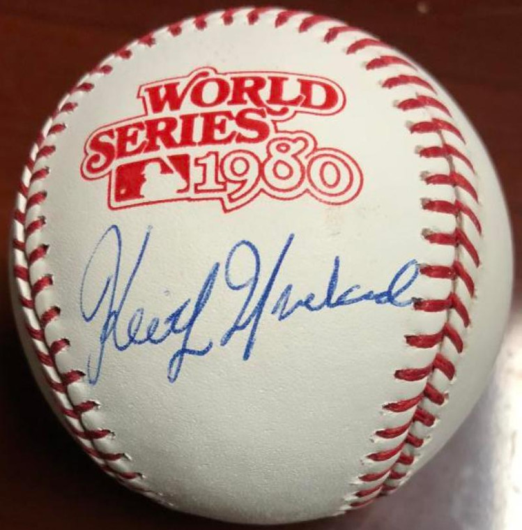 Keith Moreland Autographed 1980 World Series Baseball 