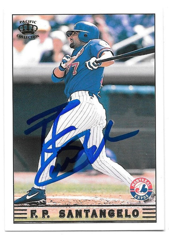F.P. Santangelo Autographed 1999 Pacific Crown Collection #173