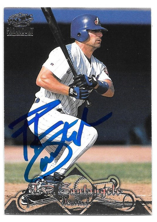 F.P. Santangelo Autographed 1998 Pacific Paramount #197