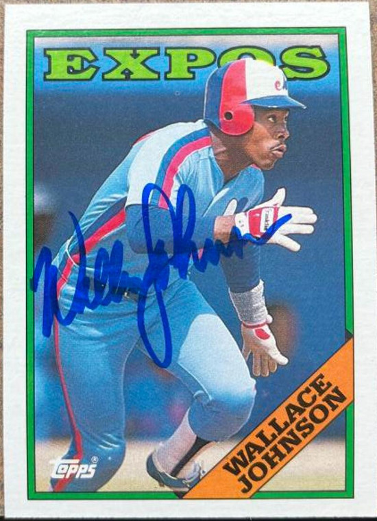 Wallace Johnson Autographed 1988 Topps #228