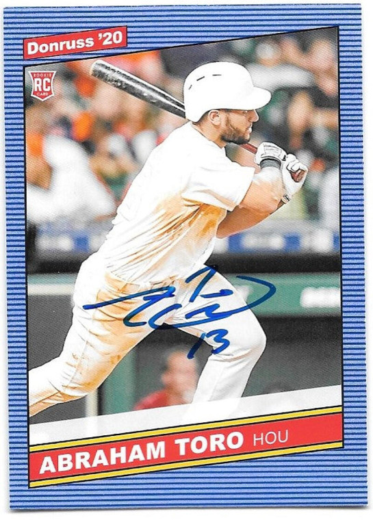 Abraham Toro Autographed 2020 Donruss #257