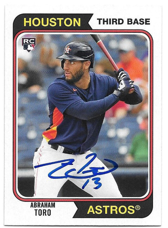 Abraham Toro Autographed 2020 Topps Archives #110