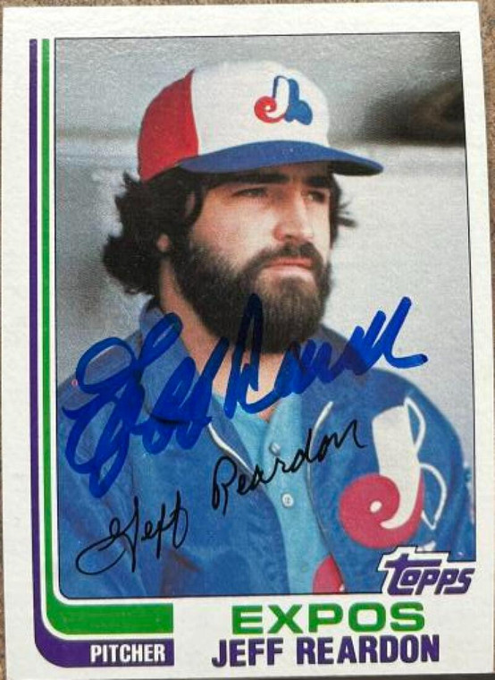 Jeff Reardon Autographed 1982 Topps #667