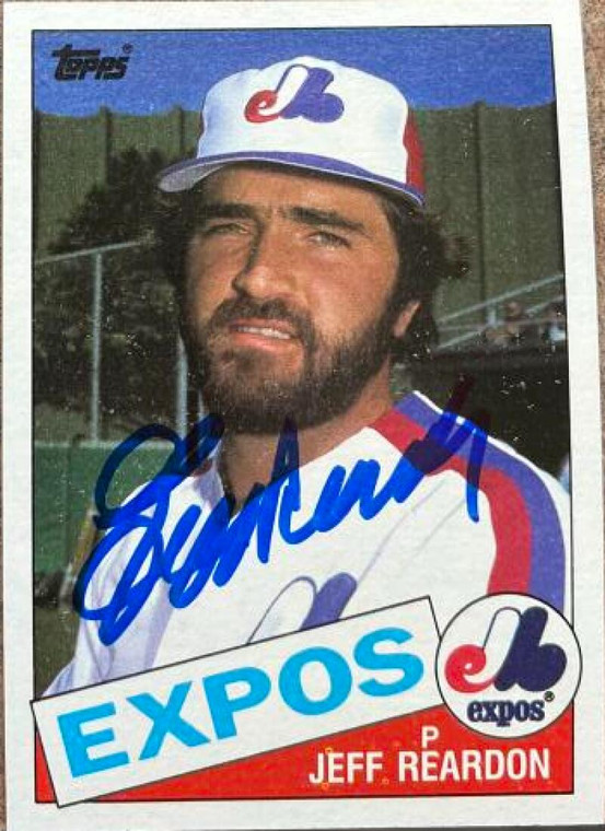 Jeff Reardon Autographed 1985 Topps #375