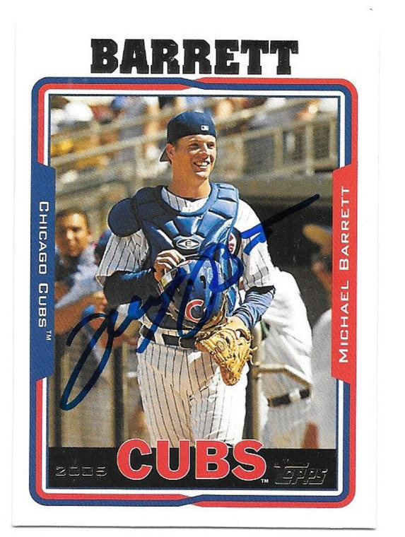 Michael Barrett Autographed 2005 Topps #262