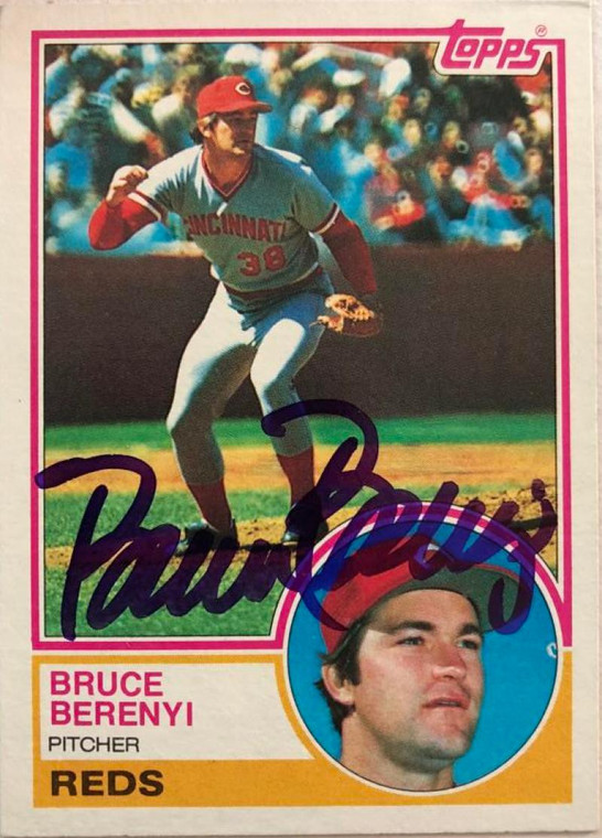 SOLD 5425 Bruce Berenyi Autographed 1983 Topps #139