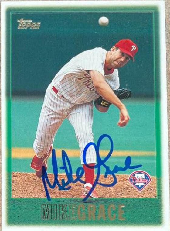Mike Grace Autographed 1997 Topps #242