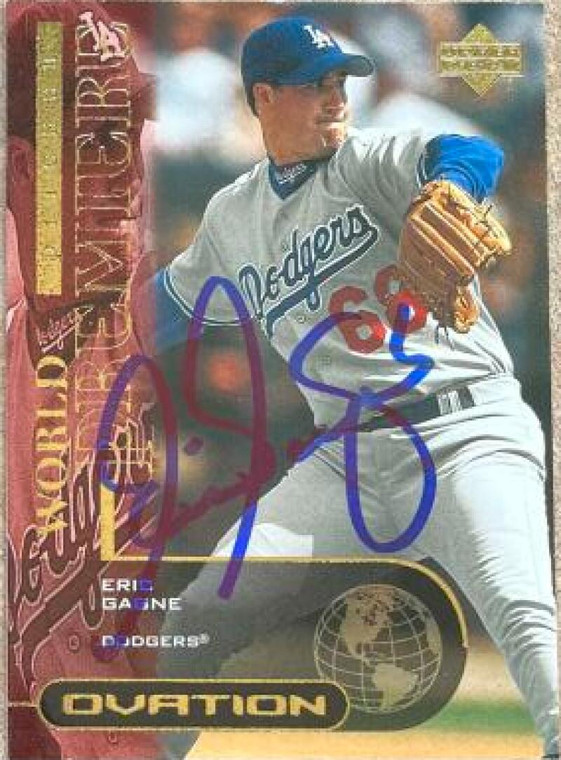 Eric Gagne Autographed 2000 Upper Deck Ovation #68