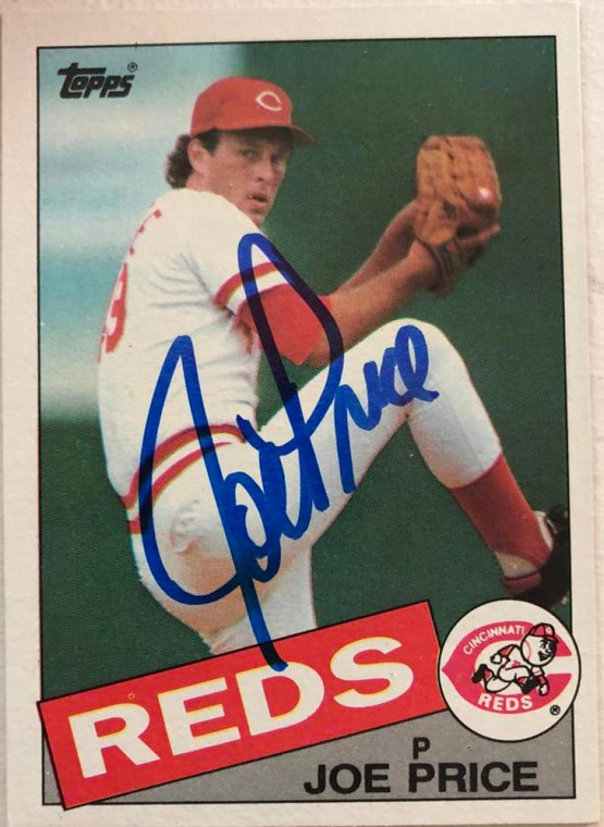 Joe Price Autographed 1985 Topps #82