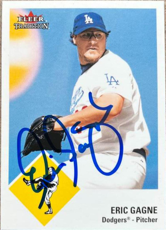 Eric Gagne Autographed 2003 Fleer Tradition Update #U52