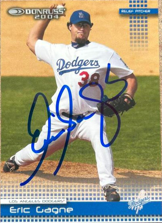 Eric Gagne Autographed 2004 Donruss #288