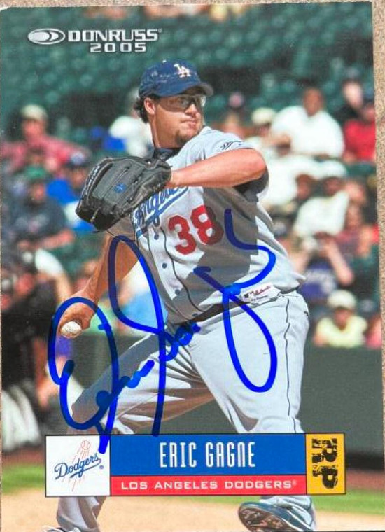 Eric Gagne Autographed 2005 Donruss #219