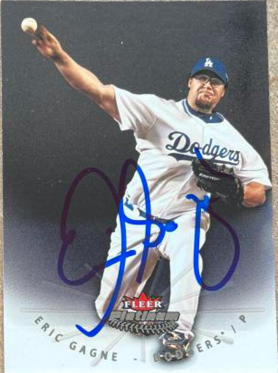 Eric Gagne Autographed 2005 Fleer Platinum #27