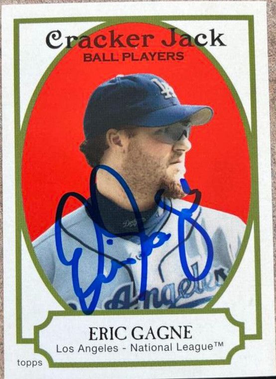 Eric Gagne Autographed 2005 Topps Cracker Jack #51