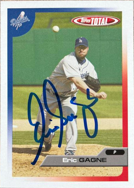 Eric Gagne Autographed 2005 Topps Total #235