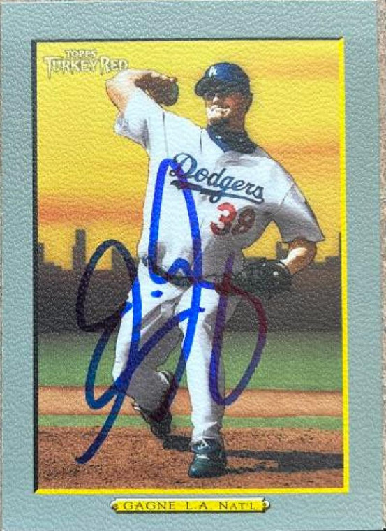 Eric Gagne Autographed 2005 Topps Turkey Red #137