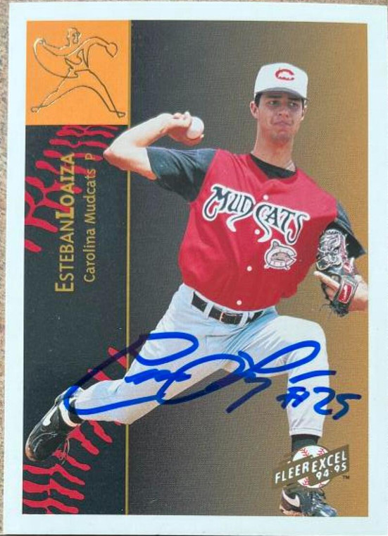 Esteban Loaiza Autographed 1994-95 Fleer Excel #256