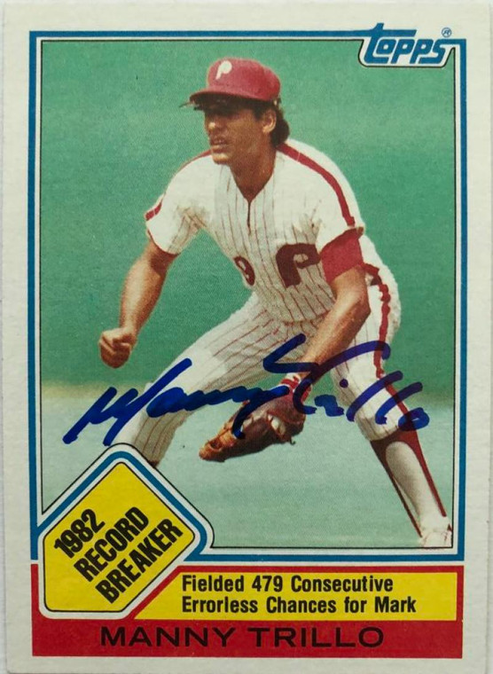 Manny Trillo Autographed 1983 Topps #5
