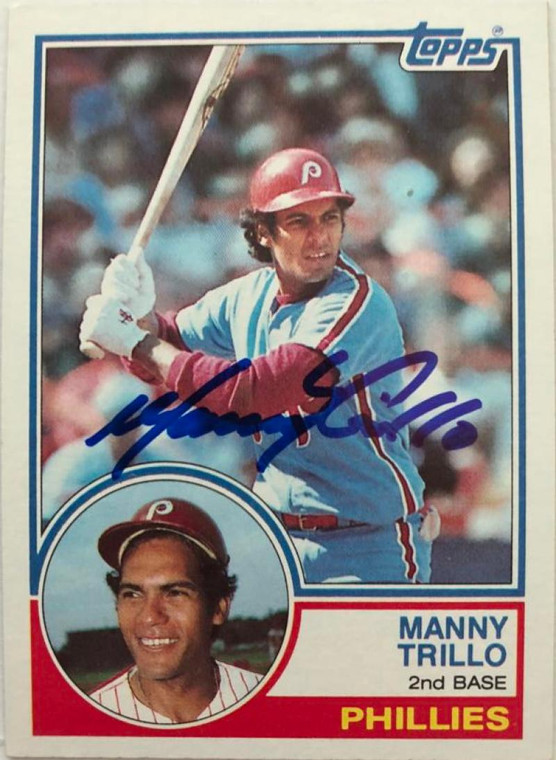 Manny Trillo Autographed 1983 Topps #535