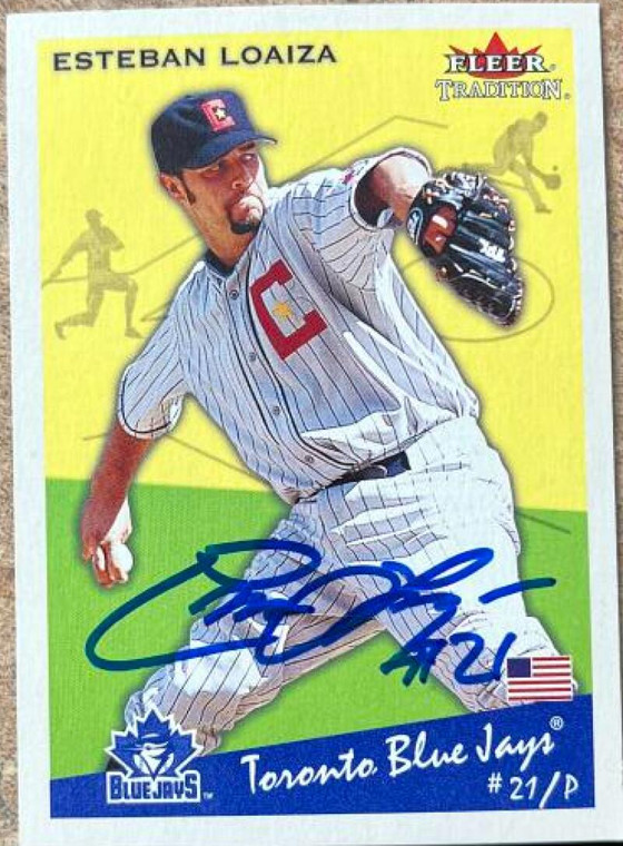 Esteban Loaiza Autographed 2002 Fleer Focus #418