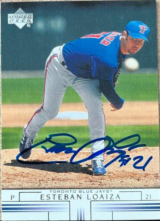 Esteban Loaiza Autographed 2002 Upper Deck #90