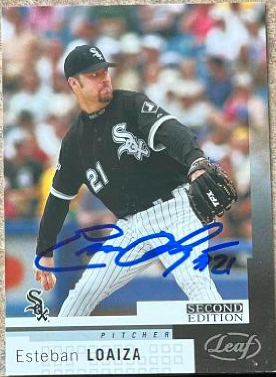 Esteban Loaiza Autographed 2004 Leaf #21