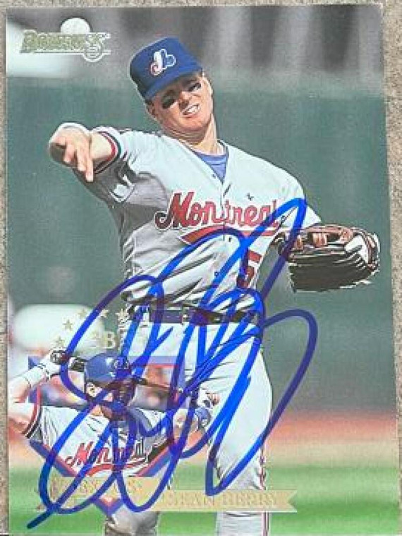 SOLD 123268 Sean Berry Autographed 1995 Donruss #293