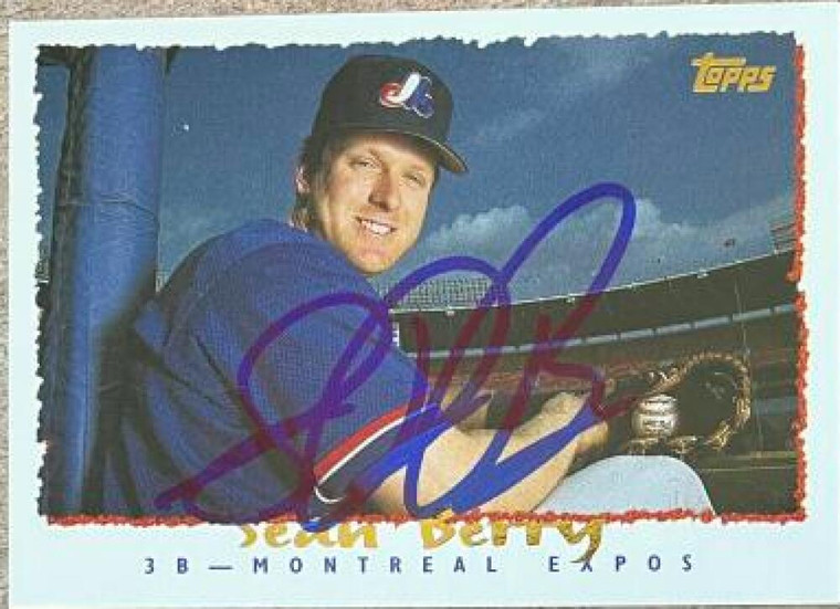 Sean Berry Autographed 1995 Topps #530