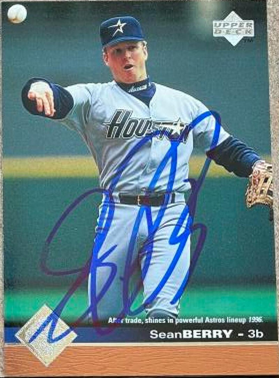 Sean Berry Autographed 1997 Upper Deck #366