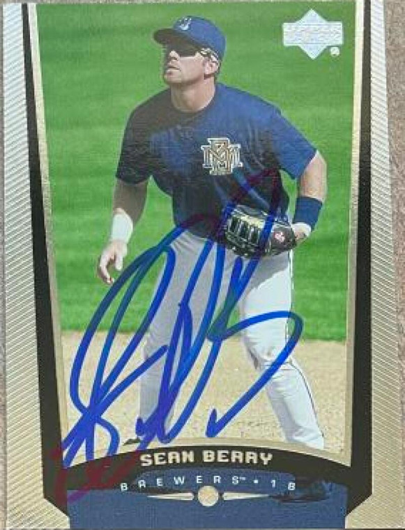 Sean Berry Autographed 1999 Upper Deck #405