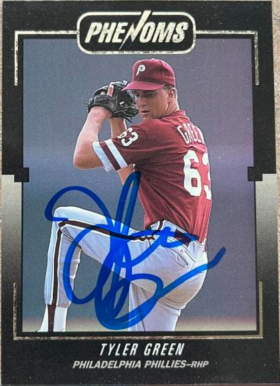 Tyler Green Autographed 1992 Donruss Rookies - The Phenoms #BC-5