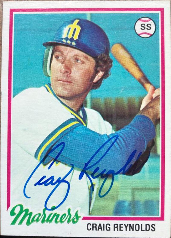 Craig Reynolds Autographed 1978 Topps #199