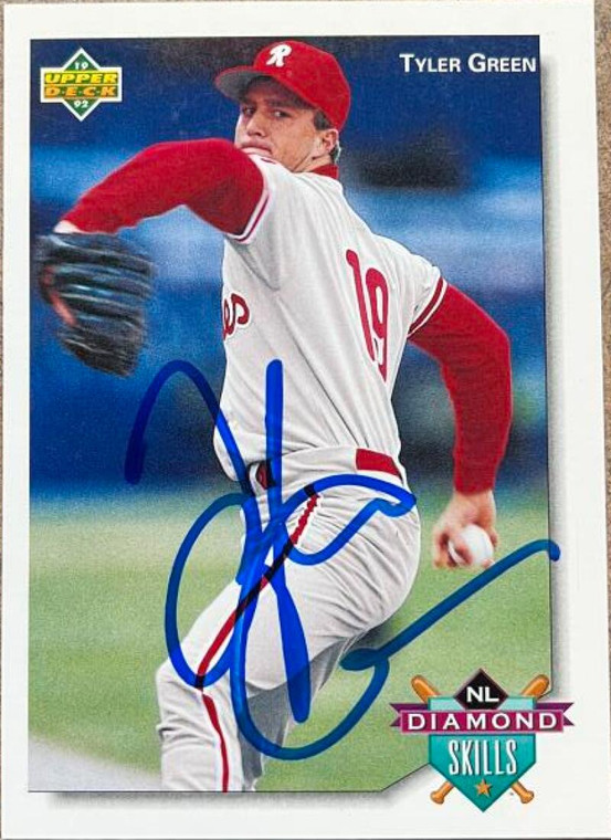 Tyler Green Autographed 1992 Upper Deck Minors #68