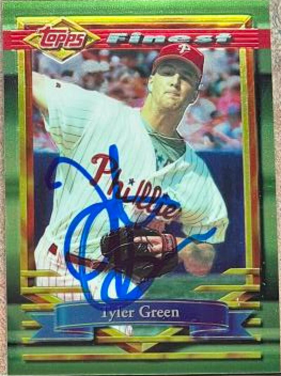 Tyler Green Autographed 1994 Topps Finest #256