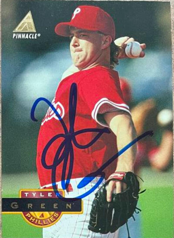 Tyler Green Autographed 1994 Pinnacle #503