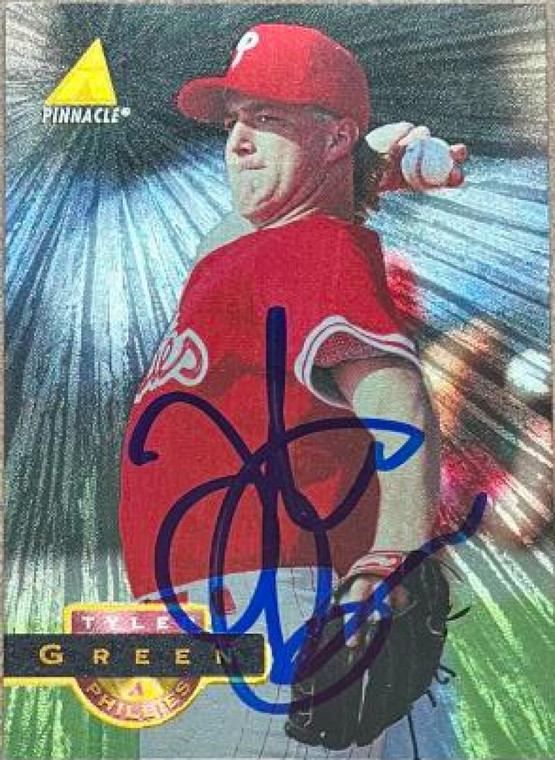Tyler Green Autographed 1994 Pinnacle Museum Collection #503