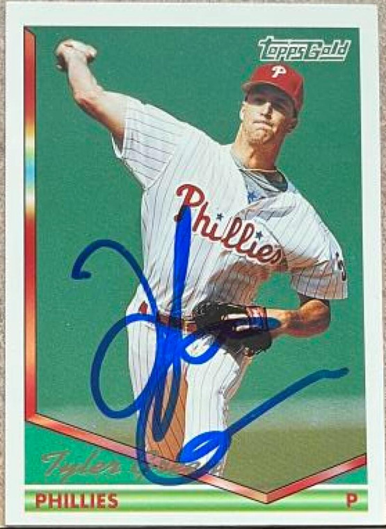 Tyler Green Autographed 1994 Topps Gold #294